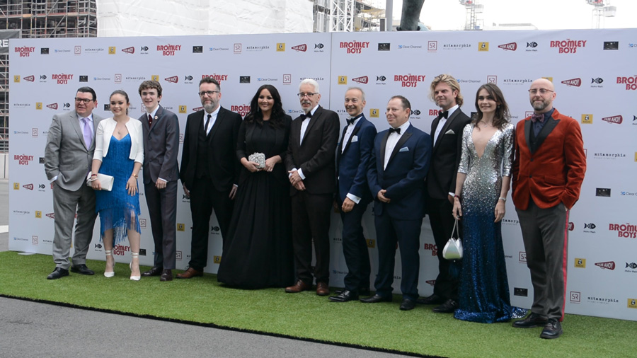 The Bromley Boys film premiere cast photo